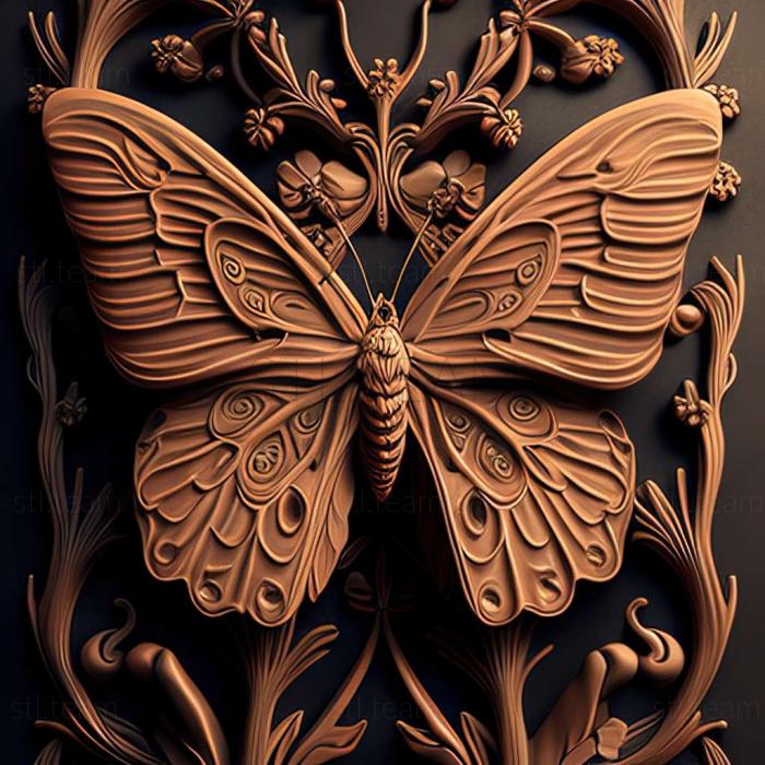 3D модель Papilio constantinus (STL)